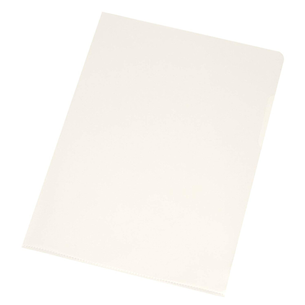 Photos - File Folder / Lever Arch File Q-Connect A4 Cut Flush Folder - Clear (Pack of 100)