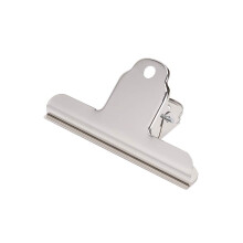 Large Bull Binder Clips Silver - Coideal 10 Pcs 4 Inch Steel Heavy Duty Paper Clips Giant Wide Metal Clip for Crafts Drawing Board Letter, 100mm