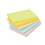 Amazon Basics Lined Square Sticky Notes, 10.16 x 15 cm, Assorted Colours, Pack of 5 1