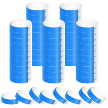 500 Pcs Paper Wristbands for Events, Waterproof Neon Wristbands Wrist Party Bands Entrance Wristbands Paper Bracelets for Events Music Festival Conce