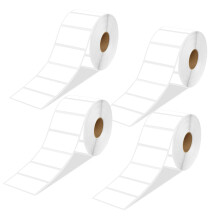 NefLaca Self Adhesive Address Labels 4 Roll 1000 Labels 89mm x 36mm Thermal Mailing M