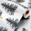 Wikadlik Christmas Wrapping Paper - Mini Roll - Christmas Trees Pattern Elegant Silve 1