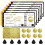 6 Pieces Black Ticket Scratch-off Cards with Envelopes, Personalised Scratch Boarding 1