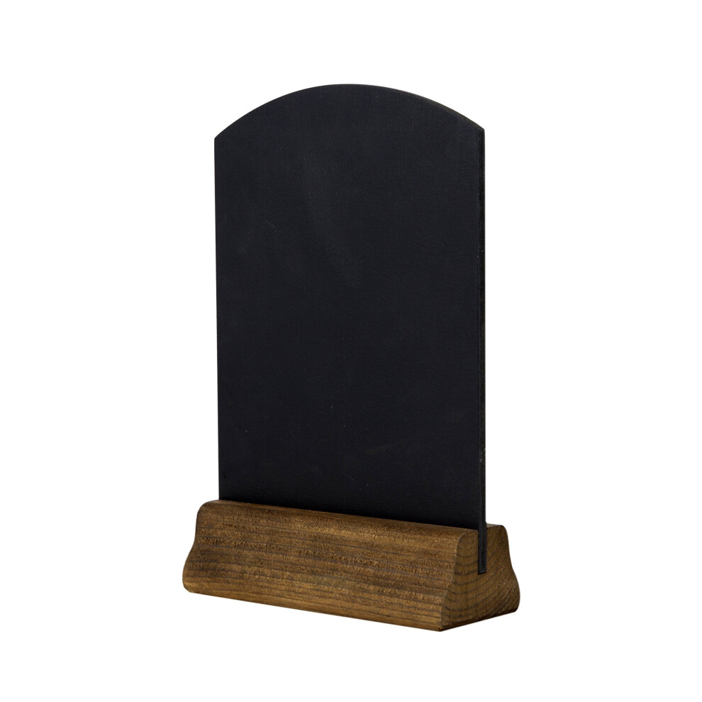 Photos - Other Office Equipment Chalkboards UK Table Top Chalkboard with Plinth, Wood, Rustic Brown, (A5) 23 x 15 x 4 cm WC125F