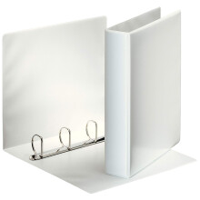 Esselte Essentials Presentation Binder, PP, 4 cm Ring Diameter, 49704 - A4, White
