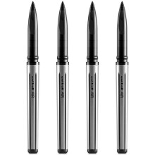 uni-ball AIR - 0.7mm Medium Rollerball - 4 Pack - Black - UBA-188-L