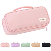 EASTHILL Large Capacity Pencil Case Pen Pouch Organizer Canvas Pencil Bag with Handle