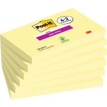 Post-it Super Sticky Notes, Double The Sticking Power, 4 + 2 Free Pads, 540 Sheets, 7