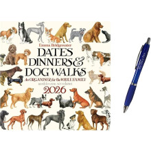Emma Bridgewater Dates, Dinners & Dog Walks WTV Planner Wall Calendar 2026 + EXCLUSIV