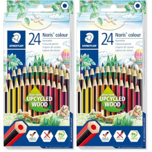 STAEDTLER 185 CD24 Noris Colour Pencil - 24 Assorted Colours (Pack of 48 Pencils)