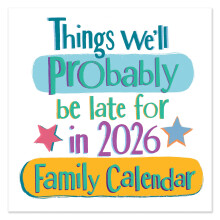 2026 The Bright Side Square Family Planner Organiser Wall Calendar