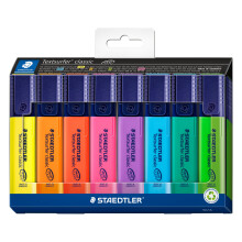 STAEDTLER 364 C8 Textsurfer Classic Highlighter - Assorted Colours (Card Pack of 8)