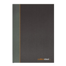 Collins Ideal - A4 Cashbook Double Cash - 192 Pages - Black - 6424