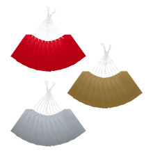 Hallmark Gift Tags, Pack of 30 in 3 Festive Colours, Red, Silver, Gold, Christmas, Wi