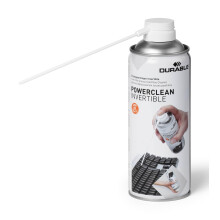 Durable POWERCLEAN Invertible Air Duster - 200ml Compressed Air Can - Easy to Use PC
