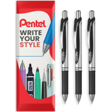 Pentel EnerGel XM BL77 - Retractable Liquid Gel Ink Pen - 0.7mm - 54% Recycled -