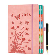 2026 Diary Day per Page, A5 Diary Page a Day January to December, Daily & Monthly Pla