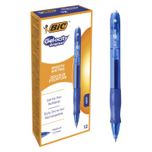BIC Gel-ocity Original, Gel Ink Pens, With a Soft Grip, Seamless Smooth Writing, in B