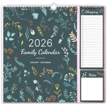 Family Calendar 2026 - Calendar 2026 from Jan. 2026 - Dec. 2026, 32 x 29.5 cm, Wall C