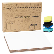 3 Pack A3 Dry Erase White Boards - 16.5"X11.8" Double-Sided Mini Whiteboards Portable