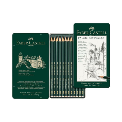 Faber-Castell Faber-Castell 9000 Design Set 12 x Pencils