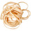 Just Stationery Assorted Size Original Elastic Band, Brown 1