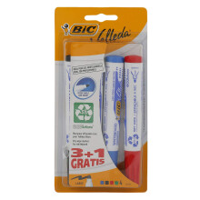BiC Velleda 1701 Whiteboard Markers (Value Pack of 3, Plus 1 Free)