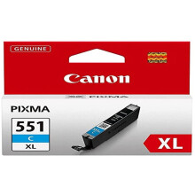 Canon CLI-551C XL Cyan High Yield Inkjet Cartridge 6444B001