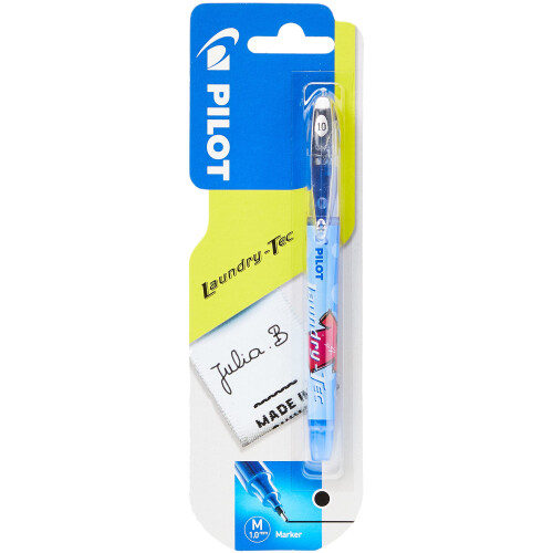 Pilot Pilot Laundry Tec Fabric Marker 1.0 mm Tip - Black, Single Pen