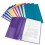 Rapesco 0919 A4 Project Presentation Display Book, 20 Pockets, Assorted Bright Colours, Pack of 10 1