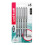 Uni-Ball UB-157 Eye Plastic Rollerball Pen - Black (Pack of 5) 1