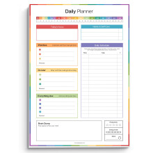 ADHD Daily Planner Notepad for Neurodivergent Adults - Productivity Daily Planner Des