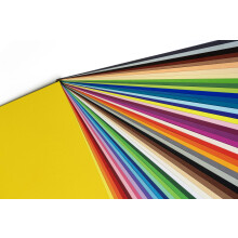 Hawksbill 130GSM A3 Coloured Paper Assorted 50 Pack for Origami Printing Art Craft DIY & Office Use