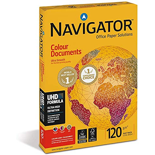 Navigator Paper Colour Documents Ultra Smooth A4 120gsm 500 Sheets