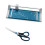 Dahle 507 A4 Trimmer and 8" Scissor Bundle Pack, Blue 1