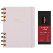 Moleskine x Kaweco Rollerball Refillable Pen in ABS plastic for Writers, Note-takers,
