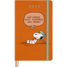 Moleskine Peanuts Weekly Planner 2026, 12-Month Agenda With Space for Notes, Hard Cov