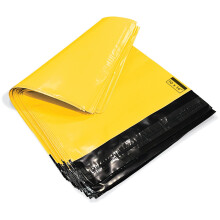 JeeJaan 1000 Yellow Shipping Bags 10" x 14" / 254 x 356mm Strong Self Adhesive Posta