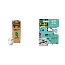 Scotch Magic Invisible Tape A Greener Choice, 19mm x 33m, 9 Rolls - Plant-based Solve