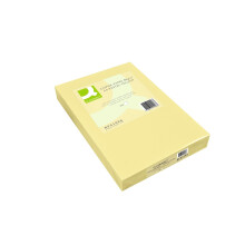 Q-Connect Yellow A4 Copier Paper 80gsm Ream (Pack of 500) KF01096