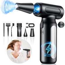 Compressed Air Duster-200000RPM Super Power Cordless Electric Air Blower Duster, USB
