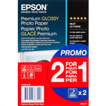 EPSON Premium glossy photo paper inkjet 255g/m2 (A6 paper 100x150mm) 2x40 sheets 1-pack