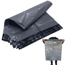 JeeJaan 100 Pcs Grey Posting Bags 28" x 30" (710 x 762mm) Extra Large Mailing Bags G