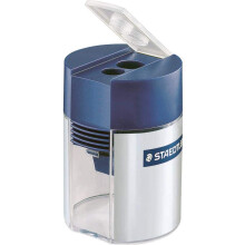 STAEDTLER 512 001 Double-Hole Tub Sharpener for Graphite & Colour Pencils up to
