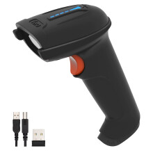 Tera Wireless Barcode Scanner Handheld 1D Laser Wireless and USB Wired with Battery L