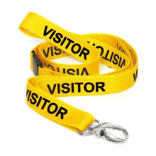 CKB LTD Visitor LANYARDS Breakaway Safety Lanyard Neck Strap Swivel Metal Clip for ID