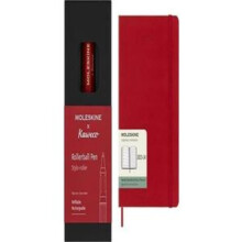 Moleskine x Kaweco Rollerball Refillable Pen in ABS plastic for Writers, Note-takers,