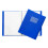 Janrax A4 Flexible Cover Display Book - Presentation Folder (Blue, 20 Pockets) 1