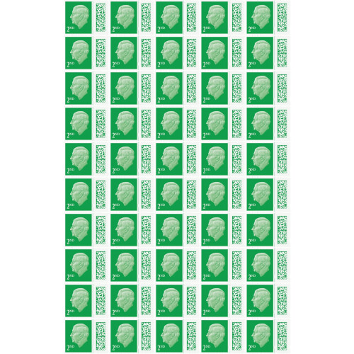 Albian Trading 2nd Class Stamps (50 Pack) - 2nd Class Stamps - Barcoded Self Adhesive