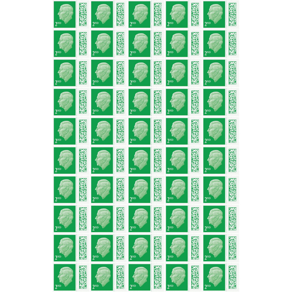 Photos - Other Office Equipment Albian Trading 2nd Class Stamps (50 Pack) - 2nd Class Stamps - Barcoded Self Adhesive UK Letter Postage - (50 Total)